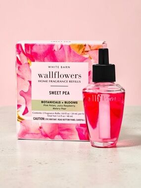 Bath and Body Works Wallflowers Sweet Pea 2 Pack Refills NWT